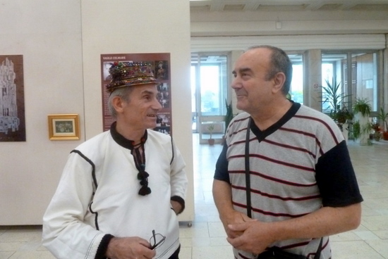 Vasile Pop Negresteanu la expozitia de la Palatul Parlamentului 2015