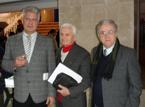 Ion ŢOLAŞ cu Valentin TANASE in 2008