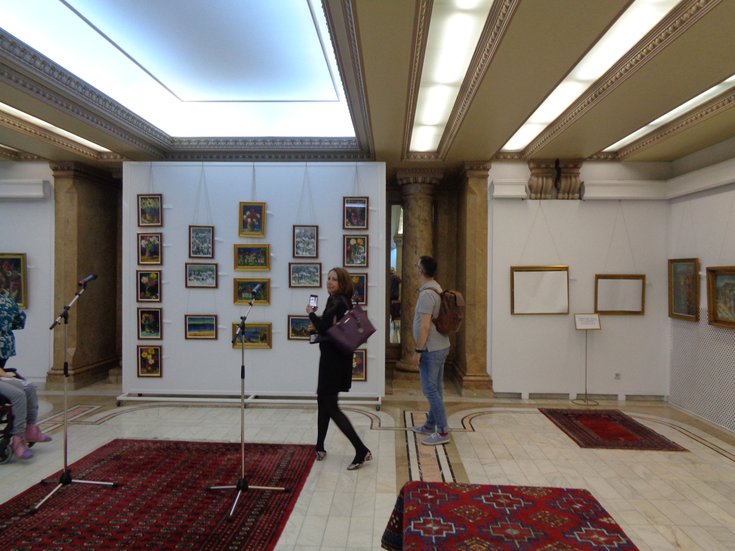 Imagini de la vernisajul expozitiei retrospective Vasile Parizescu din 20 mai 2019