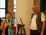 Dan  Constantinescu si Svetlana Utto la expozitia Medievala de la ARCUB 20191
