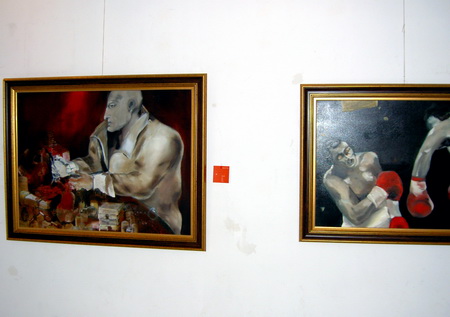 Tablouri din Expozitia Eugene Al Pann de la Galeria Galateea  ianuarie 2009