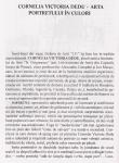 DEDU CORNELIA VICTORIA - facsimil din CRONICI SI STUDII DE ARTE PLASTICE vol.2 pag. 72 de Augustin MACARIE