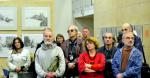 Aspecte de la vernisajul expozitiei Florin BARZA de la Biblioteca Nationala a Romaniei, oct 2014