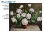 Mihai COTOVANU in albumul expozitiei "Buchetul de flori in pictura romaneasca" pag. 25